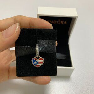 Pandora Puerto Rico Flag Charm
